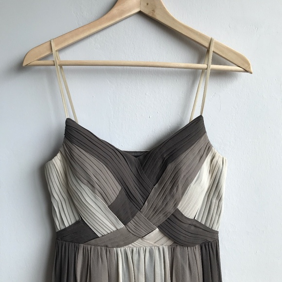 SILK Ombre Chiffon A-Line Dress - Size 6 - Picture 3 of 6